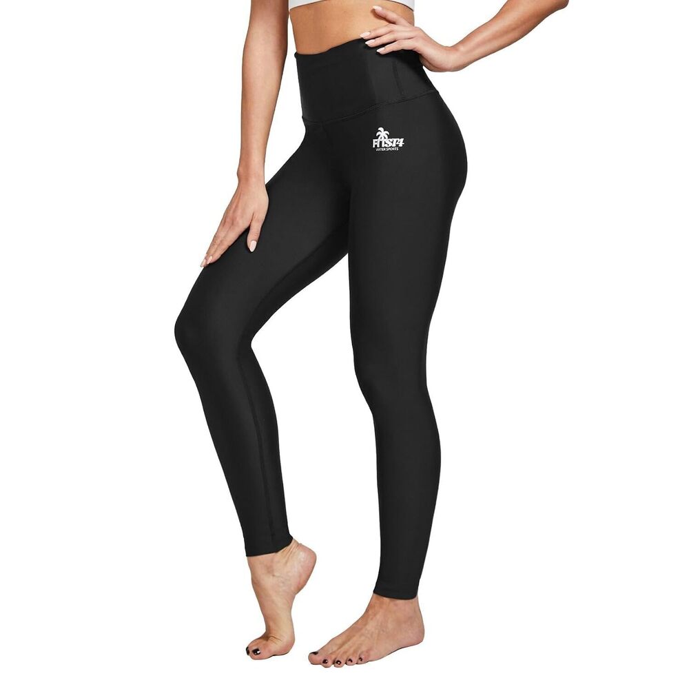 Women's Swimming Leggings UPF 50+ High Waisted with Pockets Swim